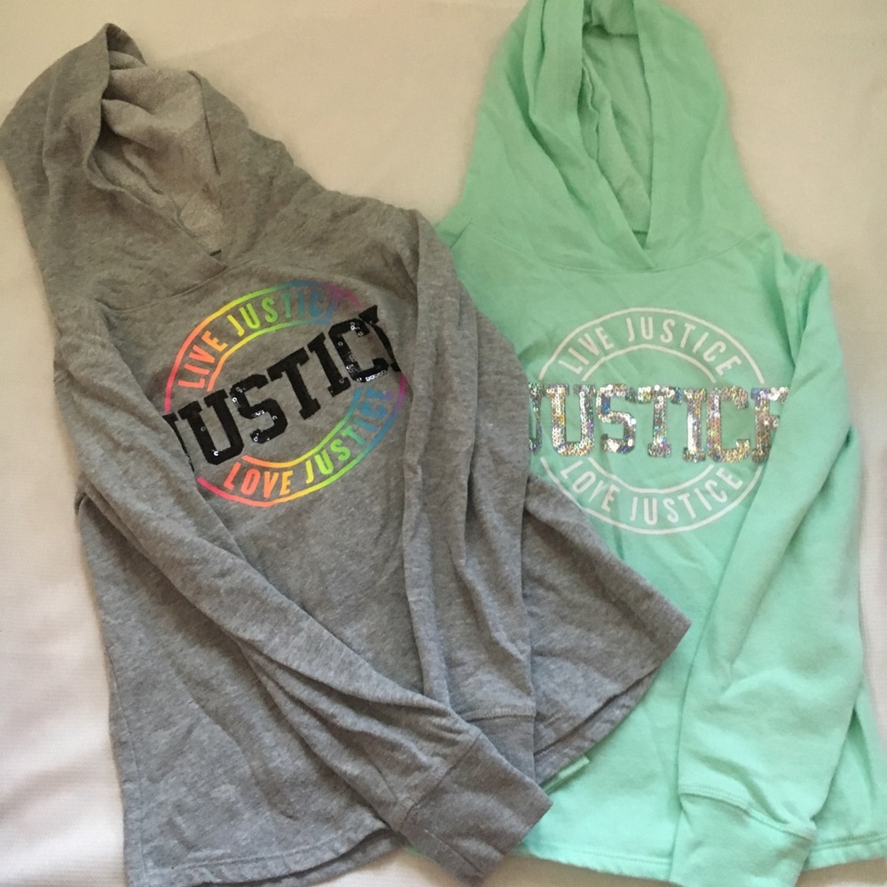 Kids justice hoodies